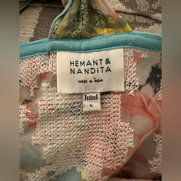 Hemant and Nandita Sage bodysuit and skirt NWOT - Picture 5 of 7